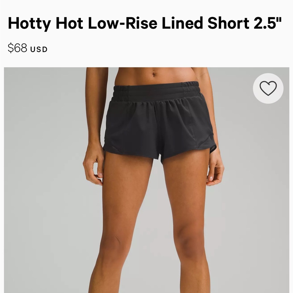 Hotty Hot Low-Rise 2.5” Inseam Shorts